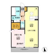 マルシェみどりのⅡの間取り画像