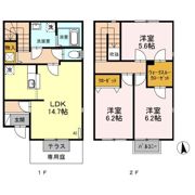 リースランド平出 Aの間取り画像