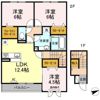 セジュール西条 B棟の間取り画像