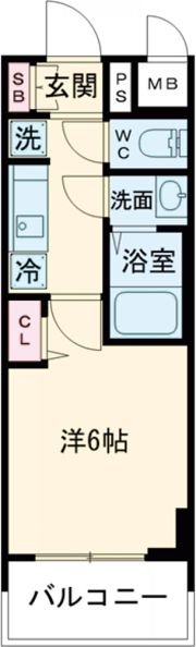 プレサンス名古屋幅下ファビュラスの間取り画像
