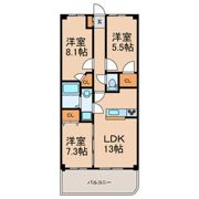 サンタバレー弐番館の間取り画像