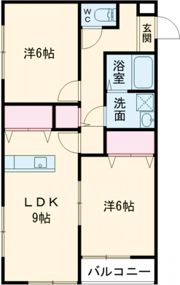 プランドールモエの間取り画像
