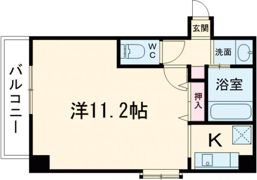 西本丸の内マンションの間取り画像