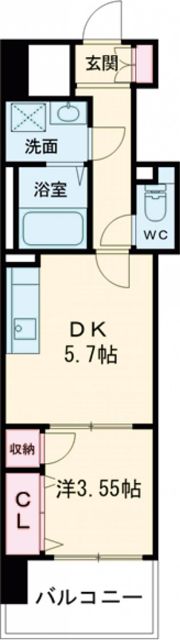 ニューリバー鳥栖の間取り画像