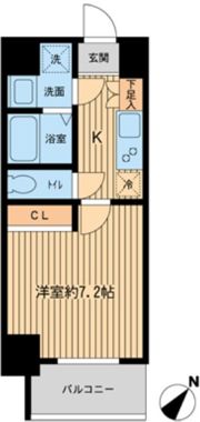 グラディート町田の間取り画像