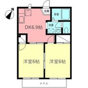 グリーンヒル橋本Dの間取り画像