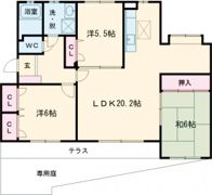 プレアデス小郡の間取り画像