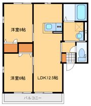 グランドゥール青山Aの間取り画像