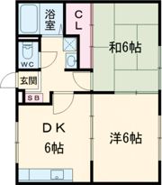 横山ハイツ（平井）の間取り画像