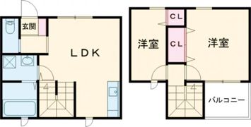 シアハウス三ヶ森の間取り画像