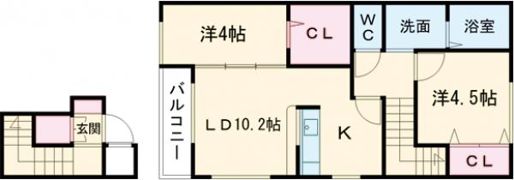 スプリングベル さやかの間取り画像