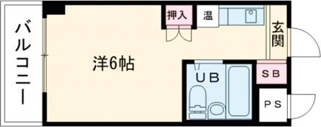 スカイコート姫路の間取り画像