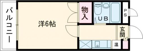 イーストドミトリーⅠの間取り画像