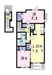 アルシュ Ⅱの間取り画像