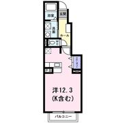 エバーグリーン Aの間取り画像