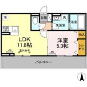 D-room天神の間取り画像
