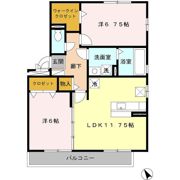 リビングタウン阿倉川 Bの間取り画像