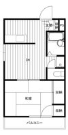鶴見ハイツの間取り画像