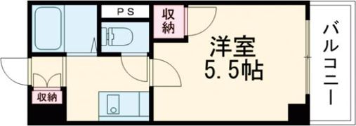 グリンハウス三篠の間取り画像