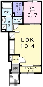 バーミィ ガーデンⅡの間取り画像