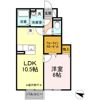 シャインパーク牛島 Aの間取り画像
