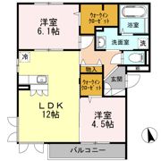 クレセリアⅡの間取り画像