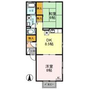 新松島コーポの間取り画像