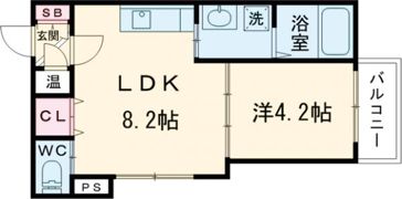 GRANDIR初芝の間取り画像