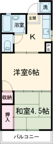 双葉アパートの間取り画像