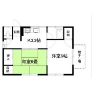 中島貸家1号棟の間取り画像