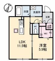 ソルブライト A棟の間取り画像