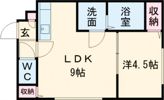 ロコベルソ月寒東の間取り画像