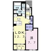 ソレイユルヴァンⅡの間取り画像