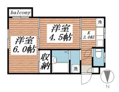 ジュネパレス大和第03の間取り画像