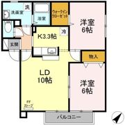 セジュール高砂の間取り画像