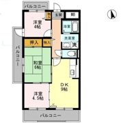 檜笠ハイツの間取り画像