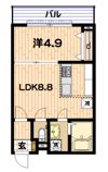 アルドゥール上永谷壱番館の間取り画像