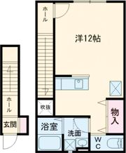 Masterpiece 1R－4の間取り画像
