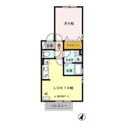 リヴェール ABの間取り画像
