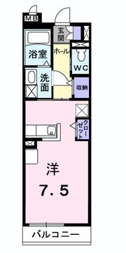 シャトーエクセランの間取り画像