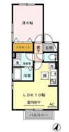 リヴェール ABの間取り画像
