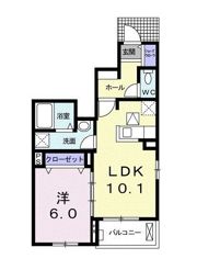 クリント ブライアント 3号館の間取り画像