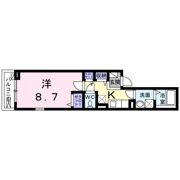 バンブス西院の間取り画像