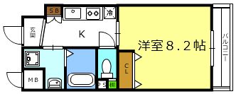 エスパシオ離宮の間取り画像