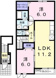 エテルノカーサK Bの間取り画像