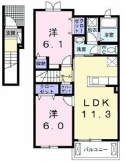 アイリーニの間取り画像