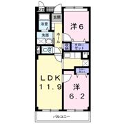 アプリコーゼの間取り画像