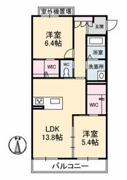 シャーメゾン丸亀の間取り画像