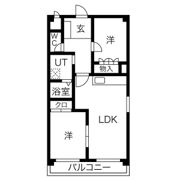 サンハイツ朝宮の間取り画像