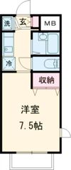 ヴェルメゾンⅡの間取り画像